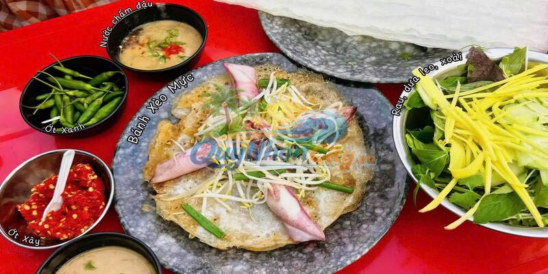 QUY NHƠN 10 Bánh xèo mực