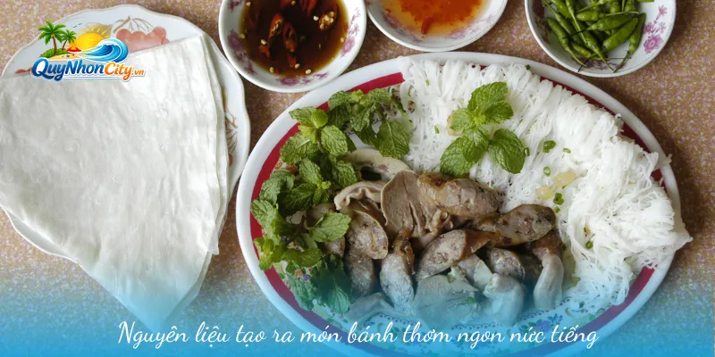 Bánh Hỏi Lòng Heo Bình Định – Món Ngon Đậm Chất Miền Trung 2 Nguyên liệu tạo ra món bánh thơm ngon nức tiếng