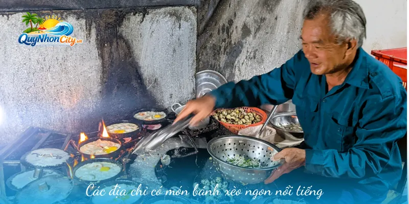 Bánh Xèo Tôm Nhảy – Đặc Sản Hấp Dẫn Thu Hút Du Khách 3 Các địa chỉ có món bánh xèo ngon nổi tiếng