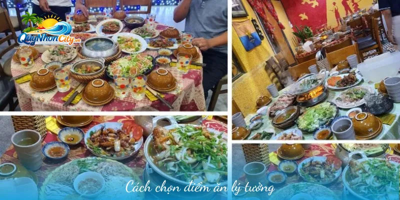 Cách chọn điểm ăn lý tưởng