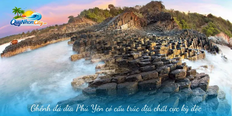 Ghềnh Đá Đĩa Phú Yên – Tuyệt Tác Kiến Tạo Địa Chất Độc Đáo 1 Ghềnh đá đĩa Phú Yên có cấu trúc địa chất cực kỳ độc đáo