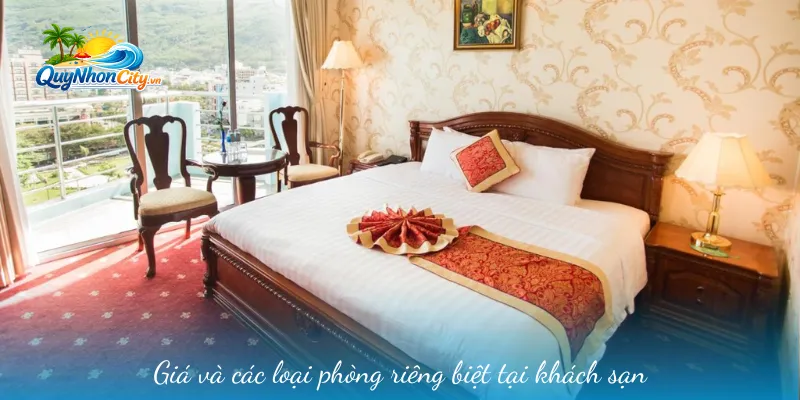 Giá và các loại phòng riêng biệt tại khách sạn