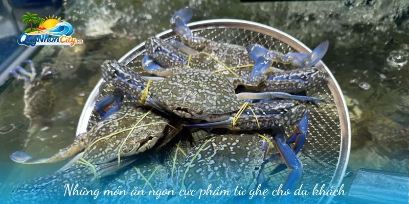 Những món ăn ngon cực phẩm từ ghẹ cho du khách
