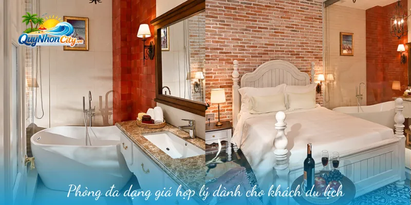 Phòng đa dạng giá hợp lý dành cho khách du lịch