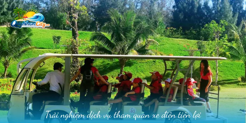 Trải nghiệm dịch vụ tham quan xe điện tiện lợi